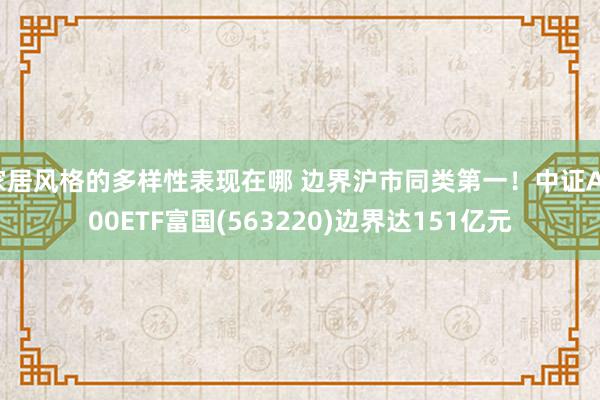 家居风格的多样性表现在哪 边界沪市同类第一！中证A500ETF富国(563220)边界达151亿元