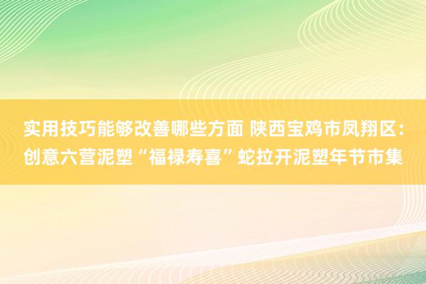 实用技巧能够改善哪些方面 陕西宝鸡市凤翔区：创意六营泥塑“福禄寿喜”蛇拉开泥塑年节市集